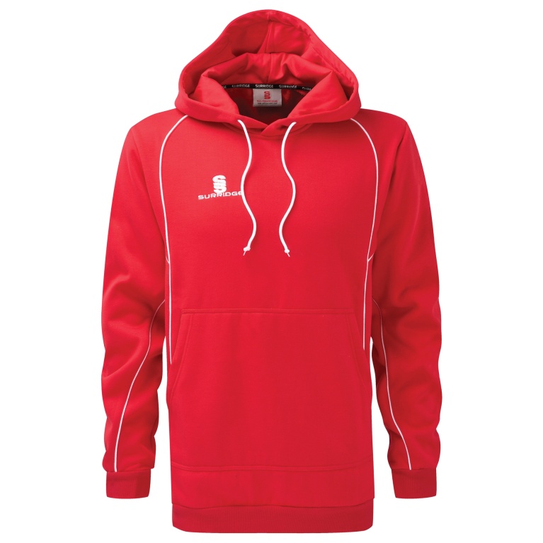 Hoody Sweatshirt Red/White
